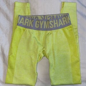 Gymshark Yellow Leggings XS